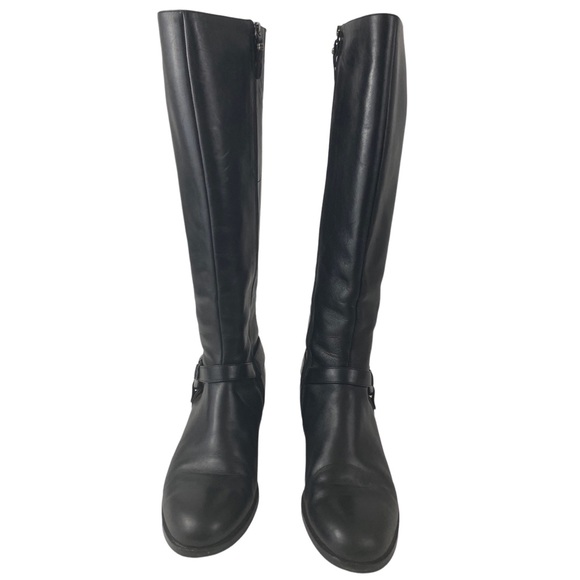 VIA SPIGA Kacey  Leather Riding Boots - Picture 3 of 10